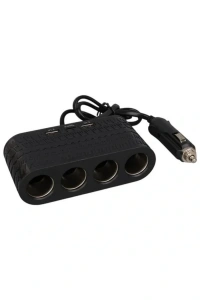 Araç İçi Güç Dağıtıcı 4 Çakmaklık 2 USB 1 Type C Şarj Ünitesi