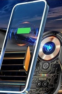 Araç İçi Kablosuz Şarjlı Telefon Tutucu