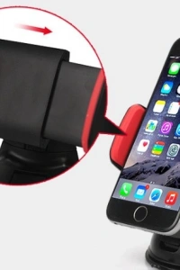 Araç İçi Torpido ve Cam Vakumlu Kısa Boy Telefon Tutucu