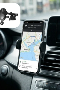 Araç Konsol Telefon Tutucu Ayarlanabilir Telefon Standı