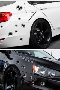 Araç Sticker Yara Bere Oto Sticker Yara Şeklinde 3D