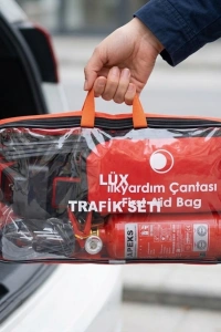 Araç Trafik Seti Muayene Uyumlu Yangın Söndürücü ve İlk Yardım Kiti