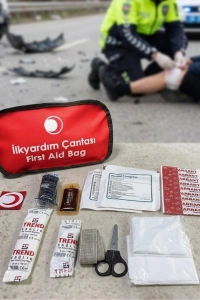 Araç ve Ev İçin İlk Yardım Çantası Eksiksiz Acil Müdahale Seti
