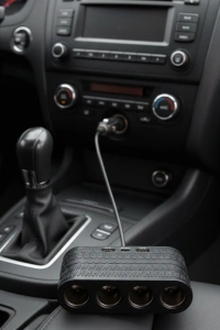 Araçlar İçin 4’lü Çakmak Çoklayıcı Type C USB ve Koruma Sistemli