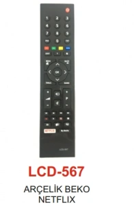 Arçelik - Beko 3D Smart  Netflix Tv Kumandası - LCD 567