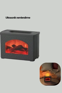 Aromaterapi Difüzör Ultrasonik Sessiz Nemlendirici USB Destekli