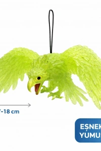 Asılabilir Lateks Kartal Dekor Süsü Yeşil 17-18 cm