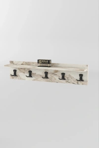 Askılık Duvar Elbise Askılığı Portmanto 80 Cm Efes Düz