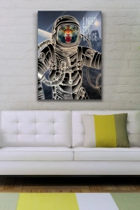 Astranot Kaplan Kanvas Tablo 50 x 70