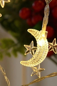 Ay Yıldız Tasarımlı 20 LED USB Aydınlatma