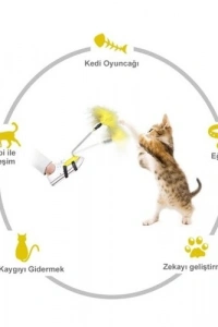 Ayağa Takılan Kedi Oyun Oltası
