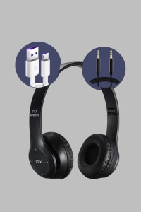 Ayarlanabilir Baş Bandı ve Yumuşak Kulak Yastıklı Bluetooth Kulaklık