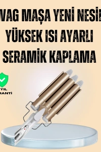 Ayarlanabilir Isılı Bukle Saç Maşası