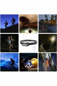 Ayarlanabilir Kafa Lambası Type-C Şarjlı Kompakt Kamp Lambası