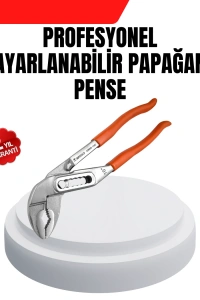 Ayarlanabilir Kurbağacık Pense Boru Anahtarı Çelik Malzeme