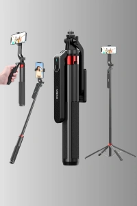 Ayarlanabilir Telefon Tripodu Selfie Stick Çok Açılı Çekim