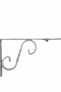 Ayarlı Ferforje Raf Altı No:2 Beyaz 20X15