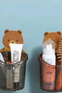 Ayı Figürlü Plastik Organizer