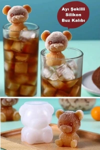 Ayı Şekilli Silikon Buz Kalıbı