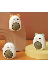 Ayıcıklı Kedi Otu Yalama Topu