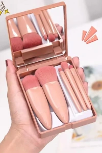 Aynalı Makyaj Fırçası Seti