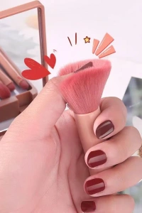 Aynalı Makyaj Fırçası Seti