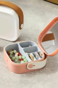 Aynalı Makyaj Kutusu Çanta Boy