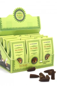 Ayurvedic Konik (Geri Akış) Tütsü Nag Champa Aromalı