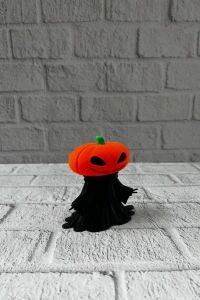 Balkabağı Figür 9cm Cadılar Bayramı Dekoratif Biblo