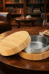 Bambu Kapaklı Küllük