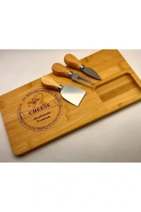 Bambu Peynir Kesme Sunum Tahtası