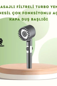 Banyo İçin Filtreli Duş Başlığı Pratik Kullanım