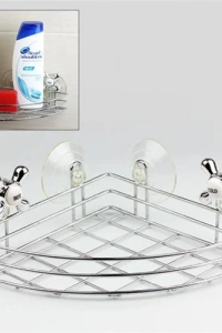 Banyo Organizeri - Çok Amaçlı Köşe Organizer Vantuzlu