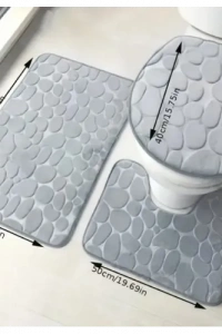 Banyo Tuvalet Paspas Seti 3 PARÇA