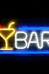 BAR Yazılı Neon Led Işık