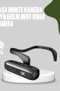 Başa Takılabilir 5K Spor ve Vlog Kamerası
