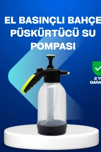 Basınçlı Manuel Köpük Pompası 2L Ayarlanabilir Sprey Başlıklı Temizlik