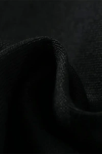 Baskılı Oversize Bisiklet Yaka T-shirt - Siyah