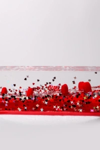 Batmayan Kalpli Güllü Akvaryum Hediyelik