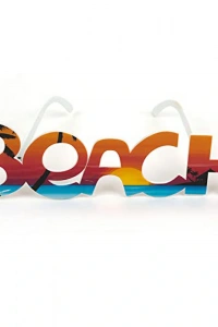 Beach Yazılı Parti Gözlüğü