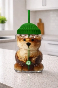 Bearista Plastik Soğuk İçecek Bardağı