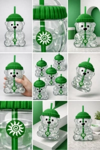 Bearista Plastik Soğuk İçecek Bardağı