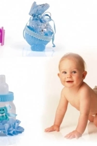 Bebek Mevlüt Şekeri - Pembe Bebek Arabası