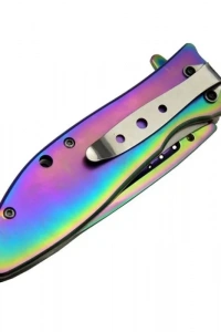 Benchmade DA76-1 Çakı Renkli Sedef 20 cm Manuel, Kemerlikli