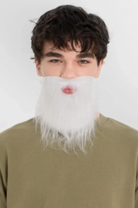 Beyaz Kırçıllı Takma Sakal Çocuk Yetişkin