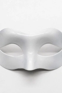 Beyaz Renk Masquerade Kostüm Partisi Venedik Balo Maskesi