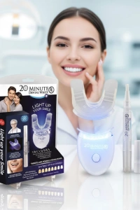 Beyazlatma Kalemli LED Diş Parlatma Seti