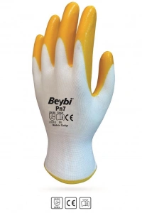 Beybi PN7 No:10 Sarı Nitril Eldiven