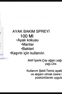 Bitkisel Ayak Koku Giderici Bakım Spreyi