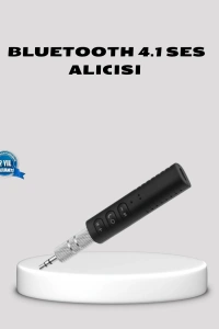 Bluetooth 4.1 Müzik Alıcısı 3.5mm Aux Girişli Mini Kablosuz Adaptör